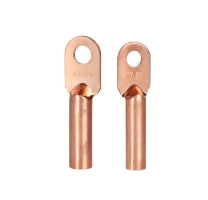 Tinto revestido ISO9001 Certificado Brass Copper Battery Cable Lug Crimp Terminal para Aplicações Industriais