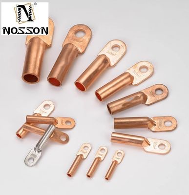 Tinto revestido ISO9001 Certificado Brass Copper Battery Cable Lug Crimp Terminal para Aplicações Industriais