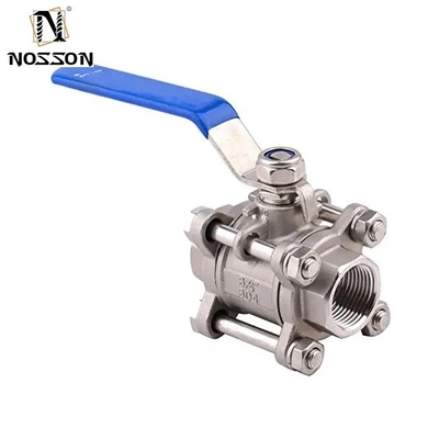 2pc 2 way válvula de esfera de fio interno feita de 304 316 aço inoxidável para aplicações industriais e estrutura hidráulica
