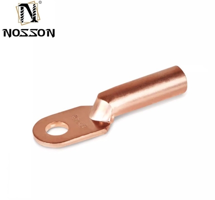 Recolha de fios Automotivo 600v a 35 KV AWG Bateria Tubular Cable Lug com terminação de sino / Anel de cobre roxo Terminal Lug revestido de estanho