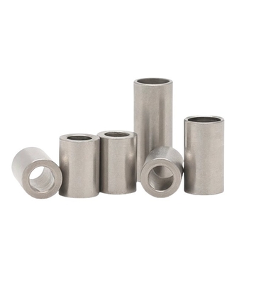 Finalização CINCO PLATADO Customizado 3mm 8mm 24mm de aço inoxidável Sleeve Bushing para M5 M6 M8 M10 Metric cilindro de aço Bushings