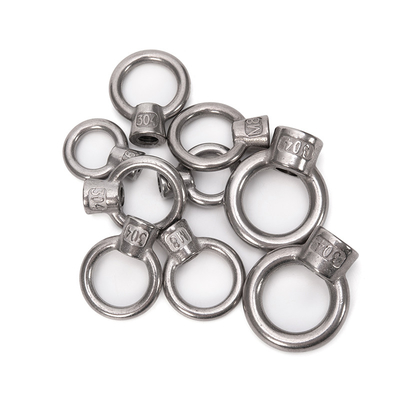 Aço inoxidável 304 Forjado de forma de anel Amendoim Galvanizado Polonês M8 M27 Tamanhos de elevação M10 M12 M14 M16 M18 M20 M24 M27 A2-70 Grau