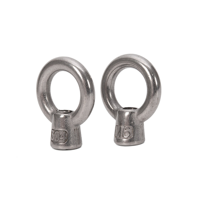 Aço inoxidável 304 Forjado de forma de anel Amendoim Galvanizado Polonês M8 M27 Tamanhos de elevação M10 M12 M14 M16 M18 M20 M24 M27 A2-70 Grau