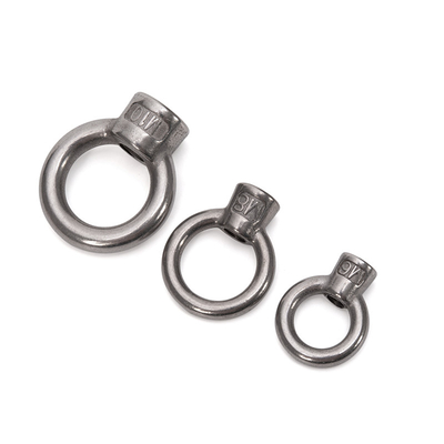 Aço inoxidável 304 Forjado de forma de anel Amendoim Galvanizado Polonês M8 M27 Tamanhos de elevação M10 M12 M14 M16 M18 M20 M24 M27 A2-70 Grau