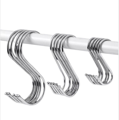 Metric Blue Anodized S Shape Metal Hooks para Display do Gabinete de Cozinha m1.6 m2 m2.5 m3 m4 m5 m6 m8 m10 m12 m14 m16 m20