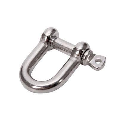 DEE SHACKLES Prata 316 de aço inoxidável Long D Shackle para indústria pesada e marítima Rigging M 4 M 16 Indústria de petróleo e gás padrão Heavy Duty Design