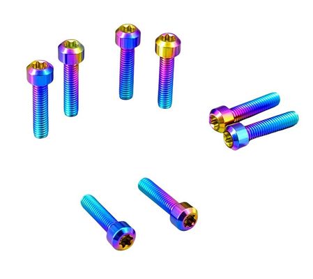 Sistema métrico de medição para motor de motocicleta, parafusos com cabeça redonda torx e acabamento em zinco ANSI/ASME Standard Gr5