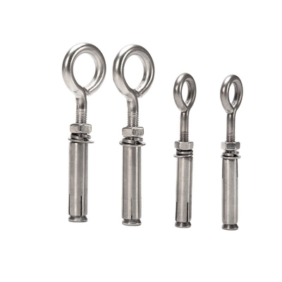 Ancoras de expansão Parafuso de parafuso para parede de concreto 1,6 m2 INCH Sistema de medição ANSI/ASME padrão 304 de aço inoxidável