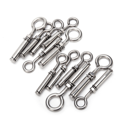 Ancoras de expansão Parafuso de parafuso para parede de concreto 1,6 m2 INCH Sistema de medição ANSI/ASME padrão 304 de aço inoxidável
