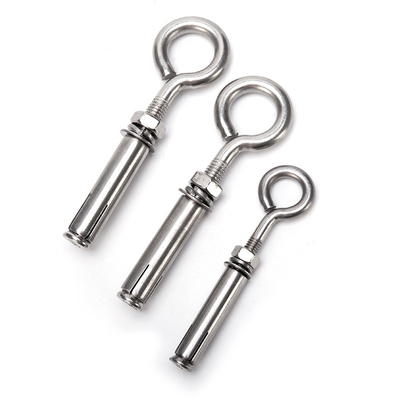 Ancoras de expansão Parafuso de parafuso para parede de concreto 1,6 m2 INCH Sistema de medição ANSI/ASME padrão 304 de aço inoxidável