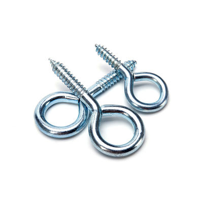 Padrão JIS M1.6 M2 M2.5 M3 M4 M5 M6 M8 M10 M12 M14 M16 M20 Triângulo especial de forma de gancho de olho parafuso com acabamento de zinco e olhos abertos