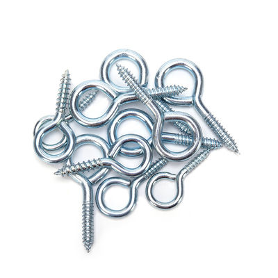 Padrão JIS M1.6 M2 M2.5 M3 M4 M5 M6 M8 M10 M12 M14 M16 M20 Triângulo especial de forma de gancho de olho parafuso com acabamento de zinco e olhos abertos