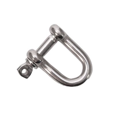 Sistema métrico de medição de aço inoxidável de segurança de alta polida parafuso cativo pin DEE SHACKLES SS304 SS316 D Chackle