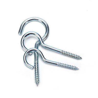 Metric Steel L Hook Eye Ring Self Tapping em forma de madeira Lag Sheep Eye Screw M1.6 M2 M2.5 M3 M4 M5 M6 M8 M10 M12 M14 M16 M20