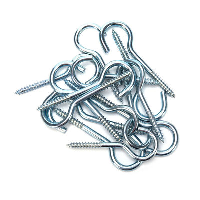 Metric Steel L Hook Eye Ring Self Tapping em forma de madeira Lag Sheep Eye Screw M1.6 M2 M2.5 M3 M4 M5 M6 M8 M10 M12 M14 M16 M20