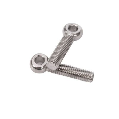 Revestimento cromado M2 M2.5 M3 M4 M5 M6 M8 M10 M12 M14 M16 M20 Parafusos balançadores de aço inoxidável com fio e acabamento