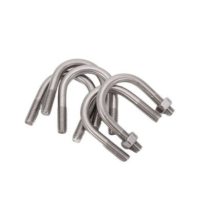 Bolhas M10 U em aço inoxidável 304 para aplicações normalizadas ISO M6-M16 Tamanhos DIN Compliant