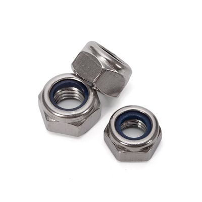 Nozes de nailon M3 de bloqueio automático com material de aço carbono e sistema de medição métrico