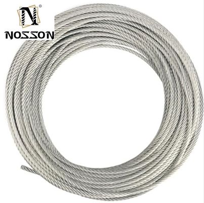 Grelha de cabo AISI SUS 304 316 Stainless Steel Wire Rope 1mm 1.5mm 2mm 3mm 4mm 5mm 6mm 7mm 8mm 9mm 10mm Cor Personalizada