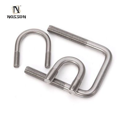 Bolto U de dobra redonda galvanizado para M3 M4 M5 M6 M8 M10 M12 M16 M20 em acabamento simples de acordo com o padrão JIS