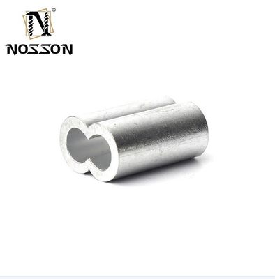 M6 1.6-5.5mm Mar Comércio Longline Single Double Crimping de Água Salgada Crimps de Alumínio de Pesca Manga com GB Standard de Água Salgada