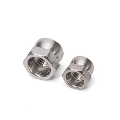 Sistema de medição métrico Torcer porcas hexagonais anti-roubo em 304 316 aço inoxidável para padrão DIN