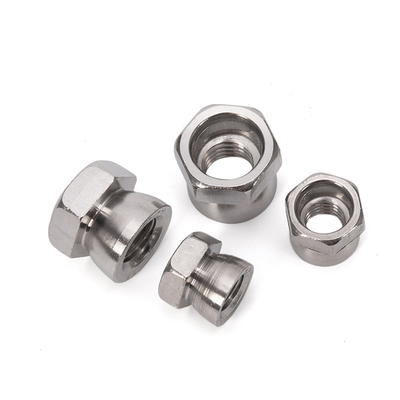 Sistema de medição métrico Torcer porcas hexagonais anti-roubo em 304 316 aço inoxidável para padrão DIN
