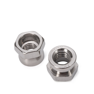 Sistema de medição métrico Torcer porcas hexagonais anti-roubo em 304 316 aço inoxidável para padrão DIN