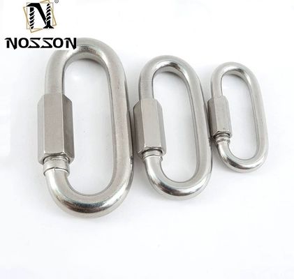 Linha rápida de aço inoxidável para conector de cadeia Máquina industrial pesada Material metálico duradouro