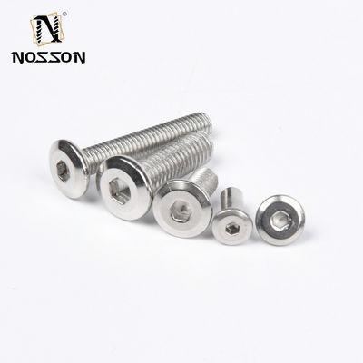 Aço inoxidável Allen Flat Countersink Head Hex Countersink Hexagon Socket Subcut Screws