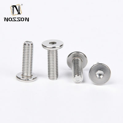 Ferro inoxidável metálico revestido com zinco 304/316 DIN7991 Hexagon Socket Countersunk Head Screw para sistema de medição métrico