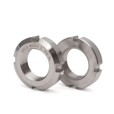 Aço DIN981 Localização de rolamentos com ranhuras de precisão Amêndoas redondas para peças de máquinas industriais M3 M4 M5 M6 M8 M10 M12 Galvanizado