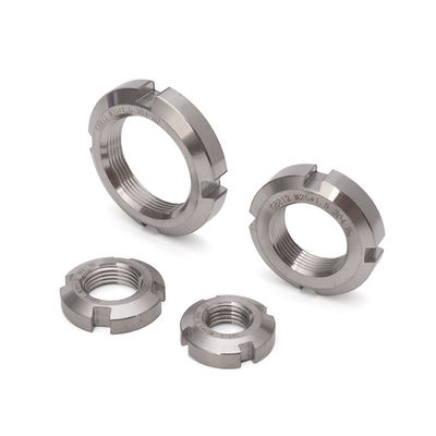 Aço DIN981 Localização de rolamentos com ranhuras de precisão Amêndoas redondas para peças de máquinas industriais M3 M4 M5 M6 M8 M10 M12 Galvanizado