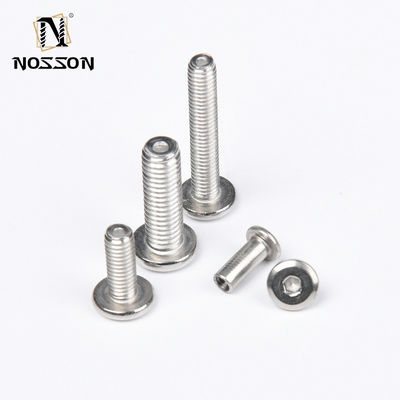 Aço inoxidável Flat Socket Head Machine Screws INCH Measurement System Zinc Plated Finish para Projetos de Energia Renovável