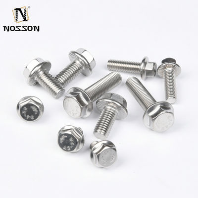 Bolinhos de carrinho de aço carbono de acabamento liso com flange hexadecimal e grau 8.8/10.9/12.9 padrão