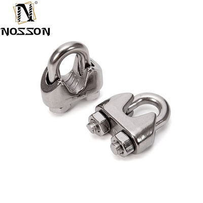ANSI/ASME Standard SS304 SS316 Clamps para cabos de cordas de fios de sela com sistema de medição métrica U Bolt