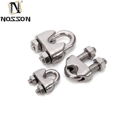 ANSI/ASME Standard SS304 SS316 Clamps para cabos de cordas de fios de sela com sistema de medição métrica U Bolt