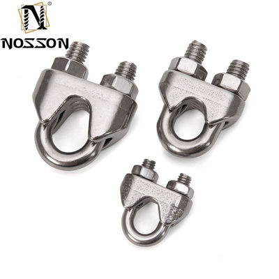 ANSI/ASME Standard SS304 SS316 Clamps para cabos de cordas de fios de sela com sistema de medição métrica U Bolt