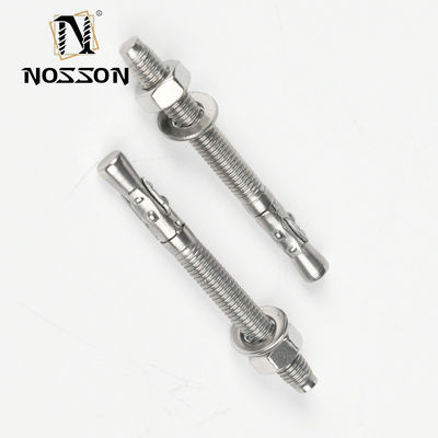 Metric DIN Hot Dip Galvanized Steel Wedge Anchor Expansion Bolts M6 M8 M10 M12 M16 Strong Hold para Projetos de Construção
