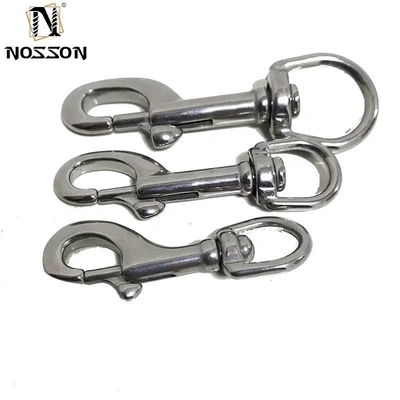 Carabinas de parafusos de aço inoxidável de acabamento simples para indústria geral 10 mm