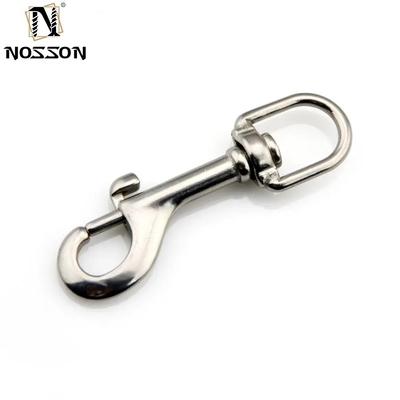 Mineração de aço inoxidável SS304 SS316 A2 A4 Anel Oval Cão Leash Corda Olho Redondo Giratório Snap Hook Indústria Pesada Acessório essencial