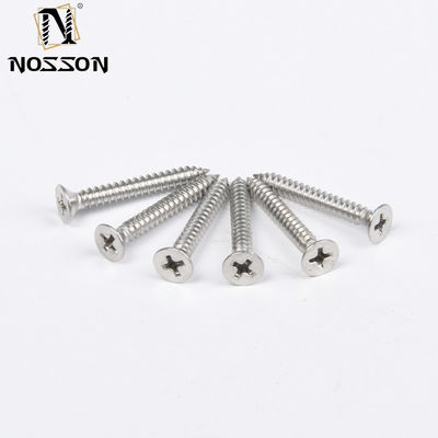 Projetos de construção de energia Finish de óxido negro de aço inoxidável parafusos de cabeça de contra-submersão com padrão ISO e acabamento simples