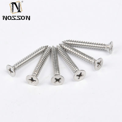 Projetos de construção de energia Finish de óxido negro de aço inoxidável parafusos de cabeça de contra-submersão com padrão ISO e acabamento simples