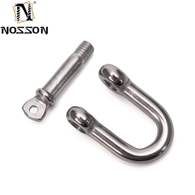 8mm Polido Marine D-tipo DIN82101 Heavy Duty Hardware Chain With Coller Pin para elevação em soluções da indústria de varejo