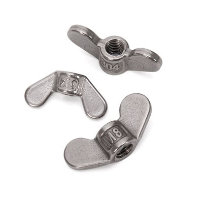 JIS padrão de aço inoxidável Wing Nut Butterfly M8 M6 M10 para aplicações personalizadas e da indústria pesada