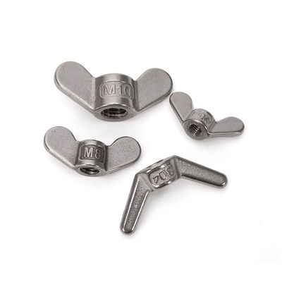 JIS padrão de aço inoxidável Wing Nut Butterfly M8 M6 M10 para aplicações personalizadas e da indústria pesada