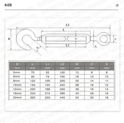 Tratamento de água Ferradura de corpos fechados de aço inoxidável M16 M2 M24 para Shandong Compre Jis F7020 M4 Marine Eye Eye Hand Wheel