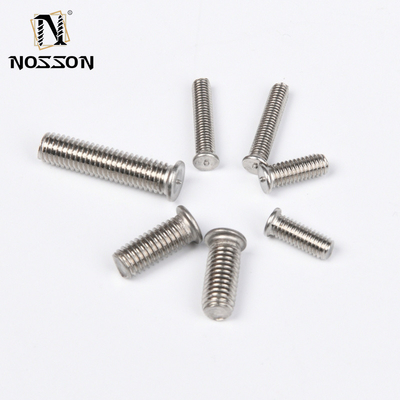 Parafusos de soldagem de aço inoxidável M3/M4/M5/M6/M8 parafusos de montagem com ponto de ponta com norma DIN