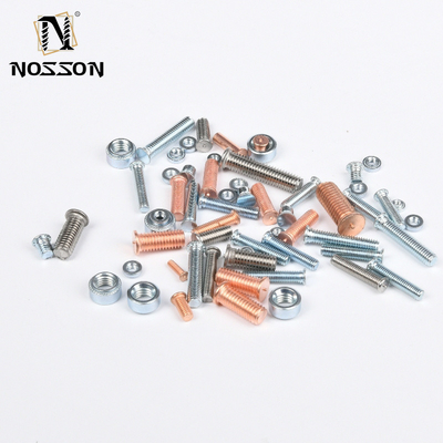 Parafusos de soldagem de aço inoxidável M3/M4/M5/M6/M8 parafusos de montagem com ponto de ponta com norma DIN