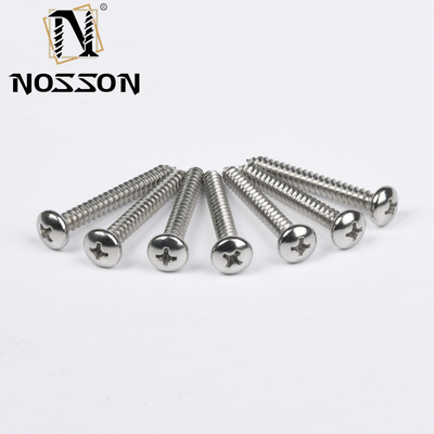 Metric SS304 SS316 aço inoxidável M2.5 JIS Phillips Flat Head Self Tapping Screw para metal no JIS Standard